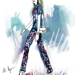 Fashion Illustrations: Kristina Bazan